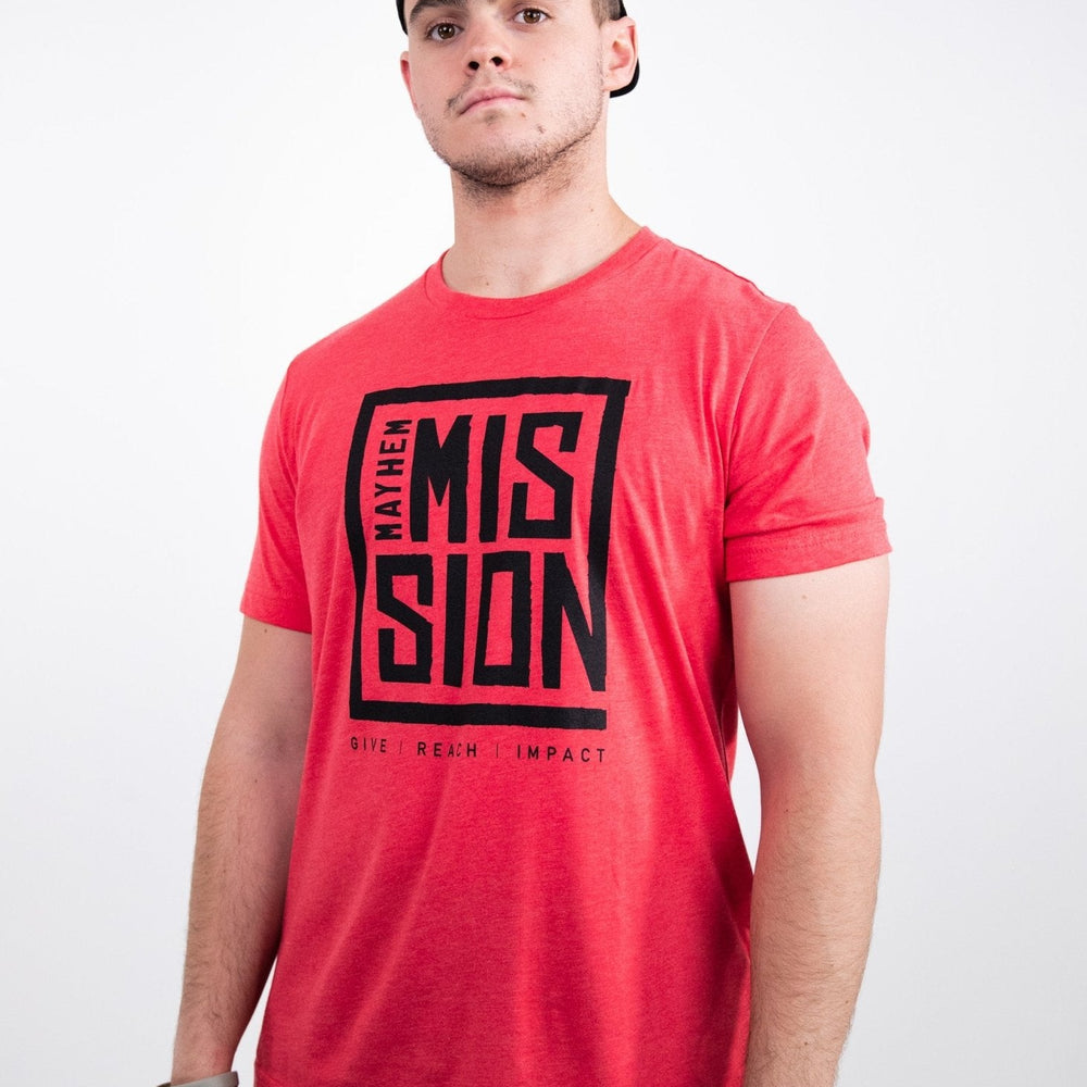 
                  
                    Mayhem Mission Original T-Shirt: Red
                  
                